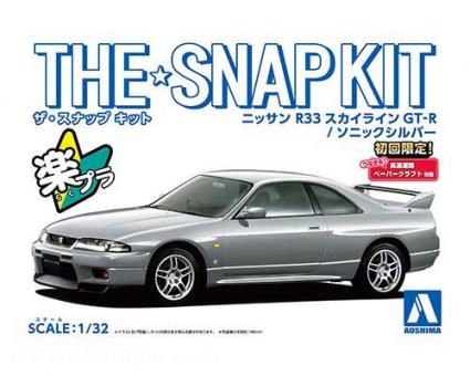 1:32 Nissan R33 Skyline GT-R (Sonic Silver