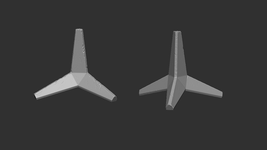 1:48 Protitankový ježek (betonový)