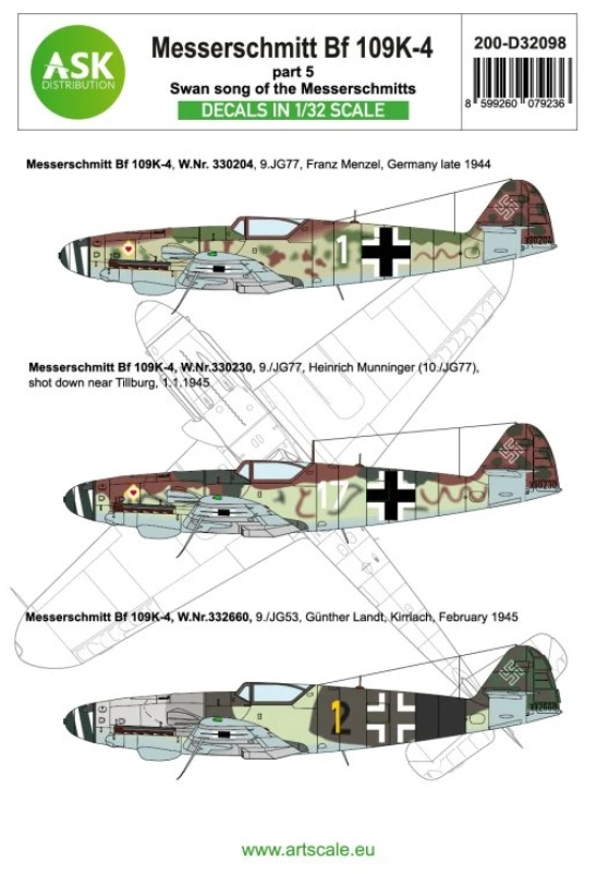 1:32 Bf 109K-4 part 5 - Swan song of the Messerschmitts