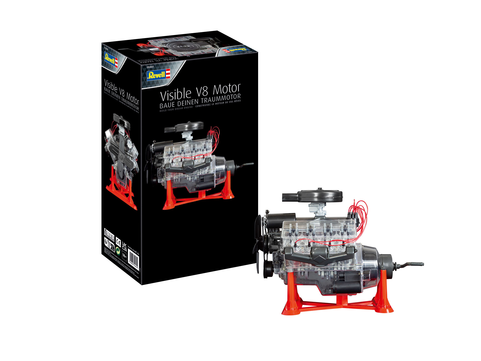 1:4 Visible V-8 Engine