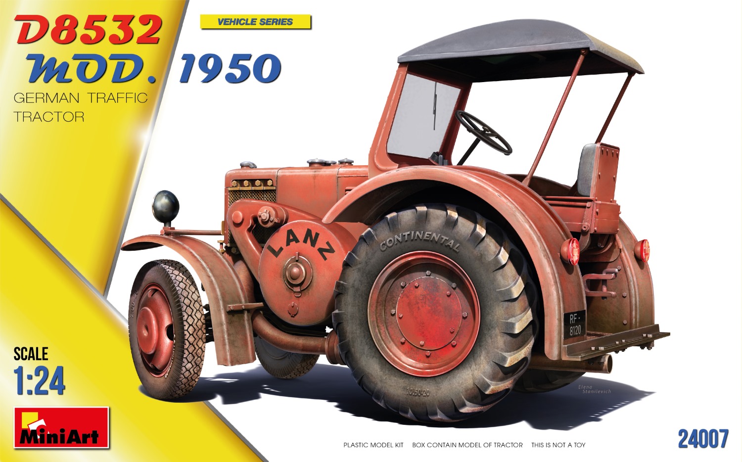 1:24 GERMAN TRAFFIC TRACTOR D8532 MOD.1950