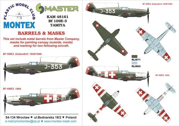 1:48 Bf 109E3 (Swiss)