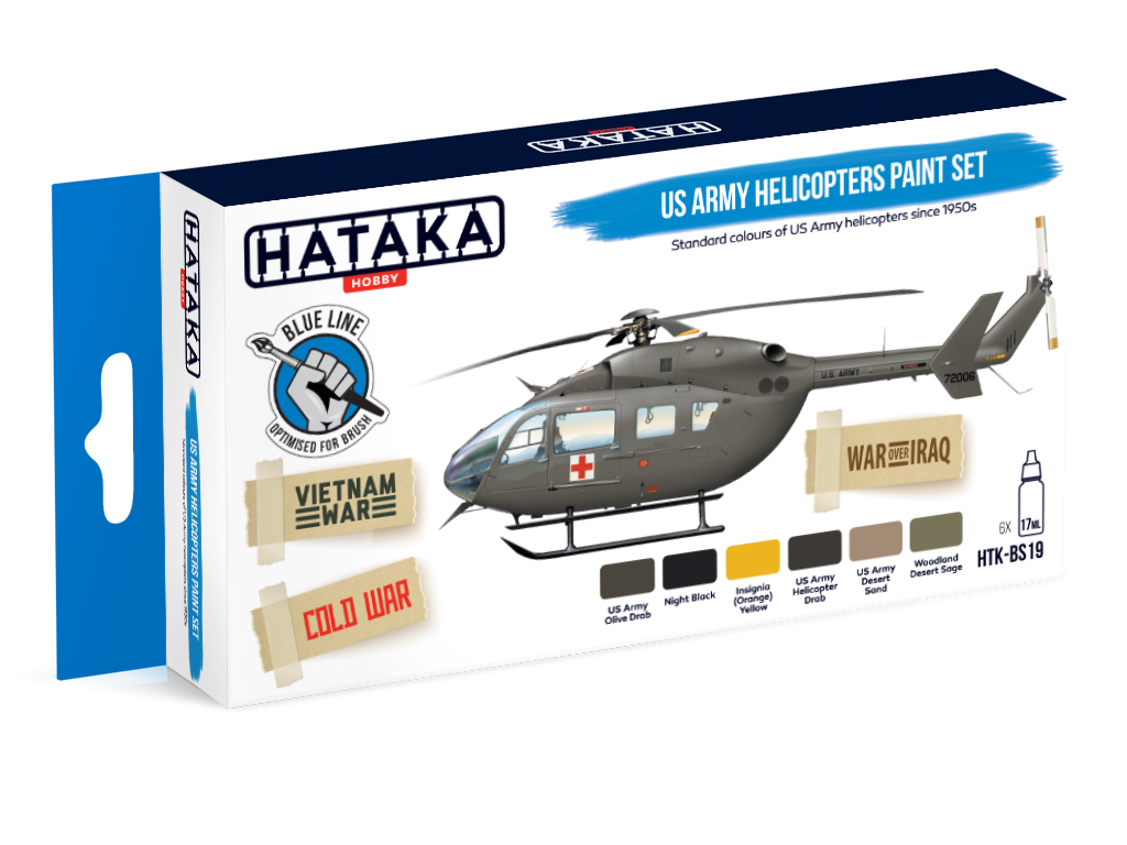 US Army Helicopters Paint Set