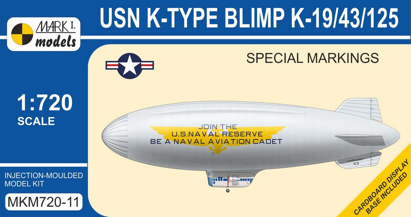 1:720 K-type Blimp (K-19/43/125) 'Special Markings'