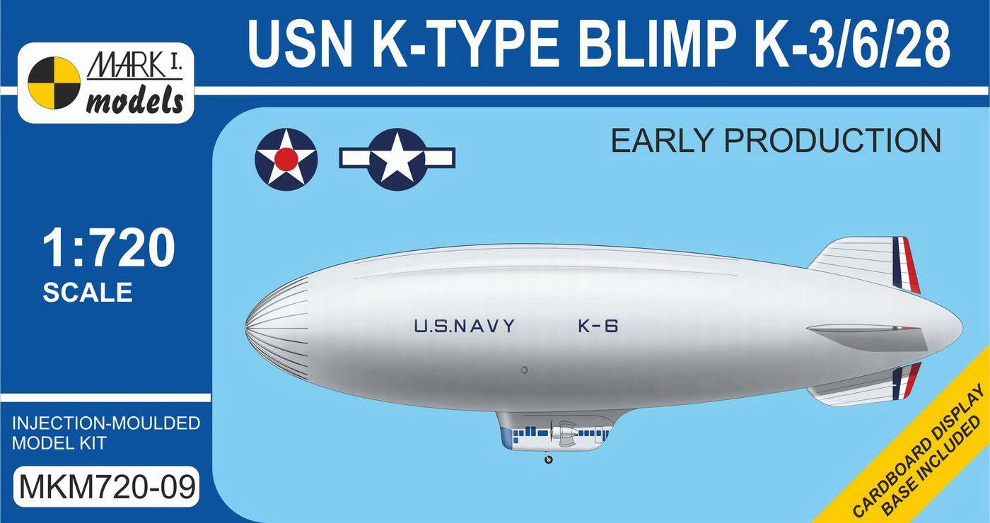 1:720 K-type Blimp (K-3/6/28) 'Early Production'