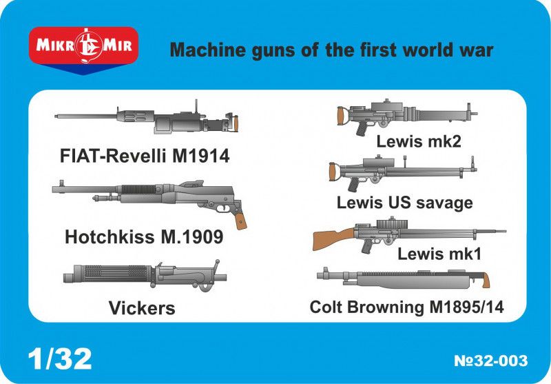1:32 Machine guns of the first world war