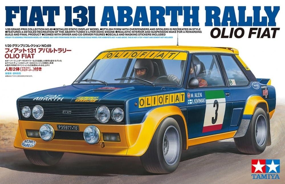 1:20 Fiat 131 Abarth Rally Olio Fiat
