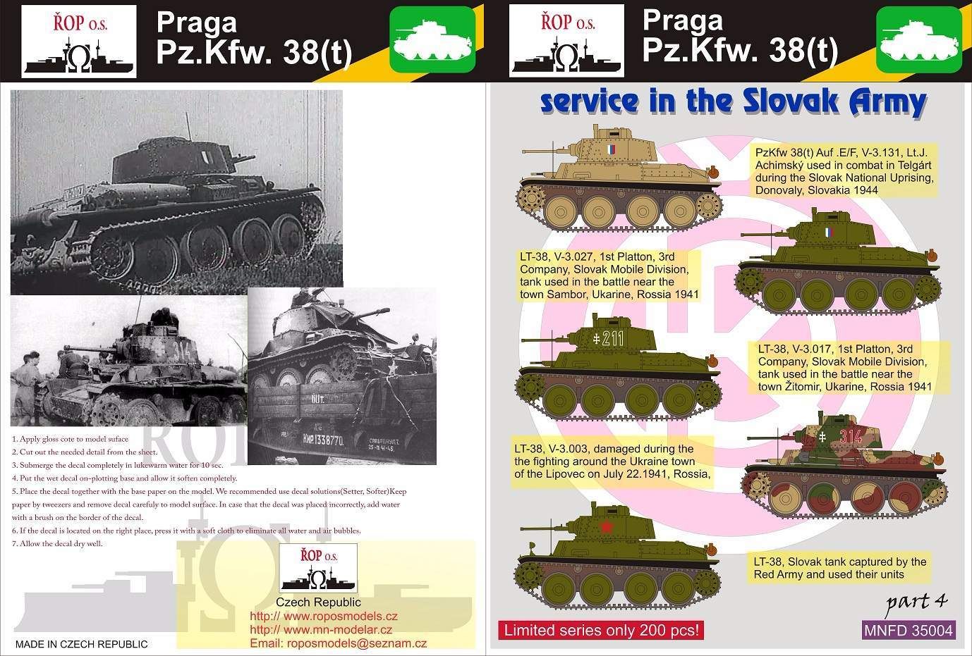 img20 rajce idnes.cz 1:35 Praga Pz.Kpfw. 38(t) - Service in the Slovak Army