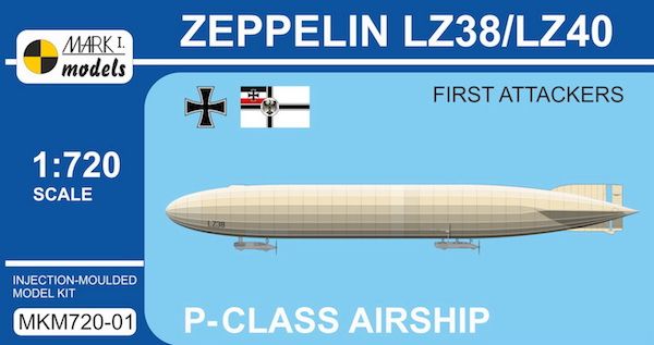 1:720 Zeppelin P-class LZ38/LZ40
