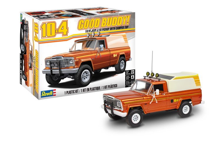 1:24 Jeep J-10 Pickup 1979 Good Buddy Camper Top US Car